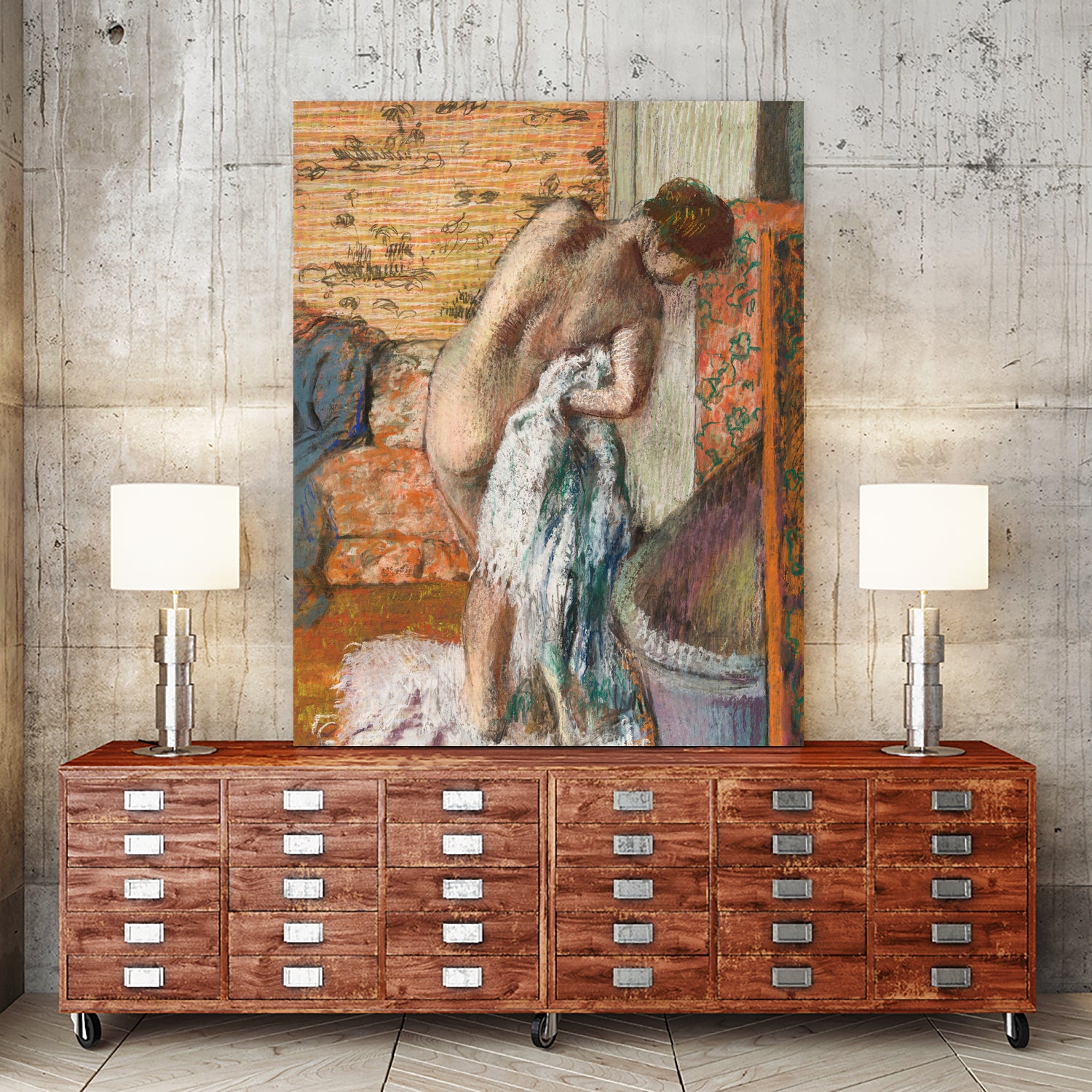 Naked Lady by Edgar Degas on GIANT ART - 5906 illustration