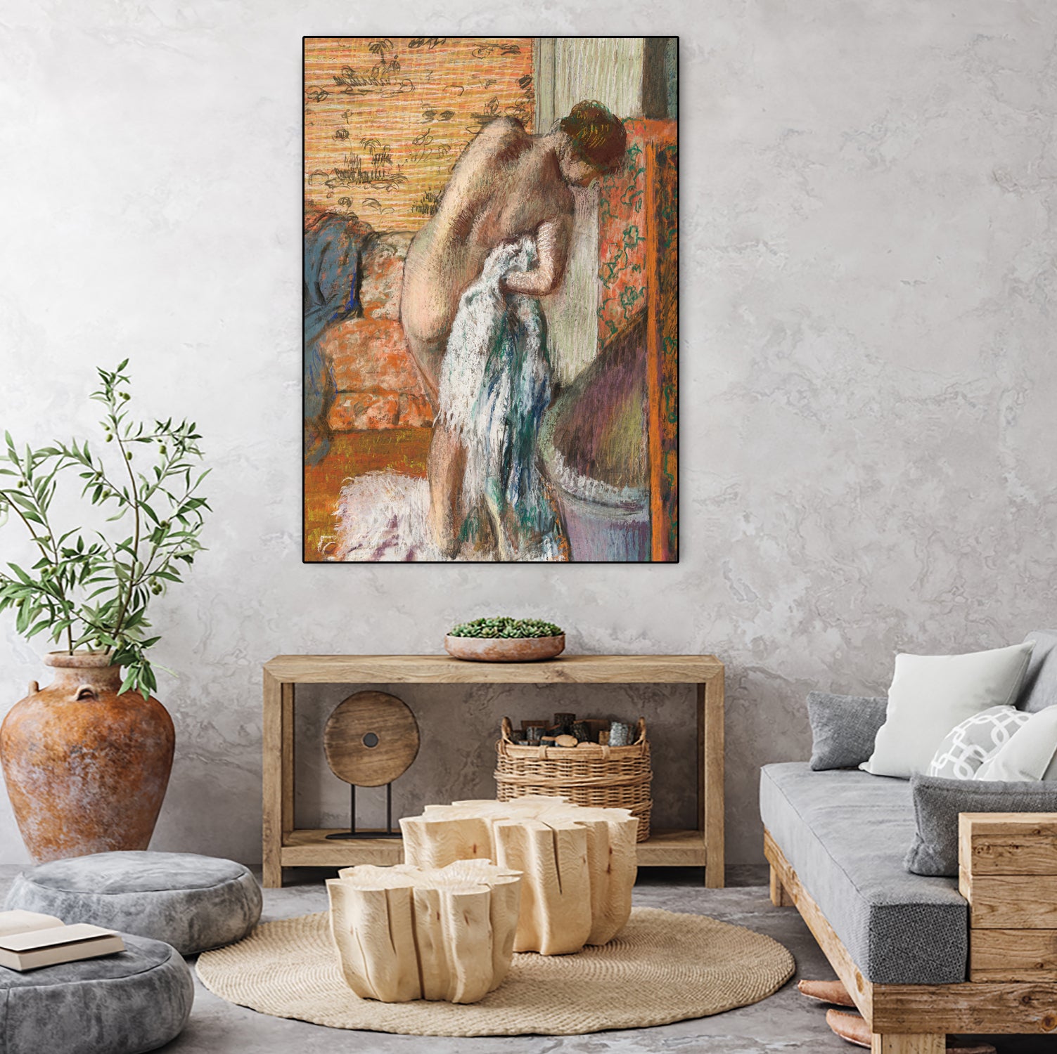 Naked Lady by Edgar Degas on GIANT ART - 5906 illustration