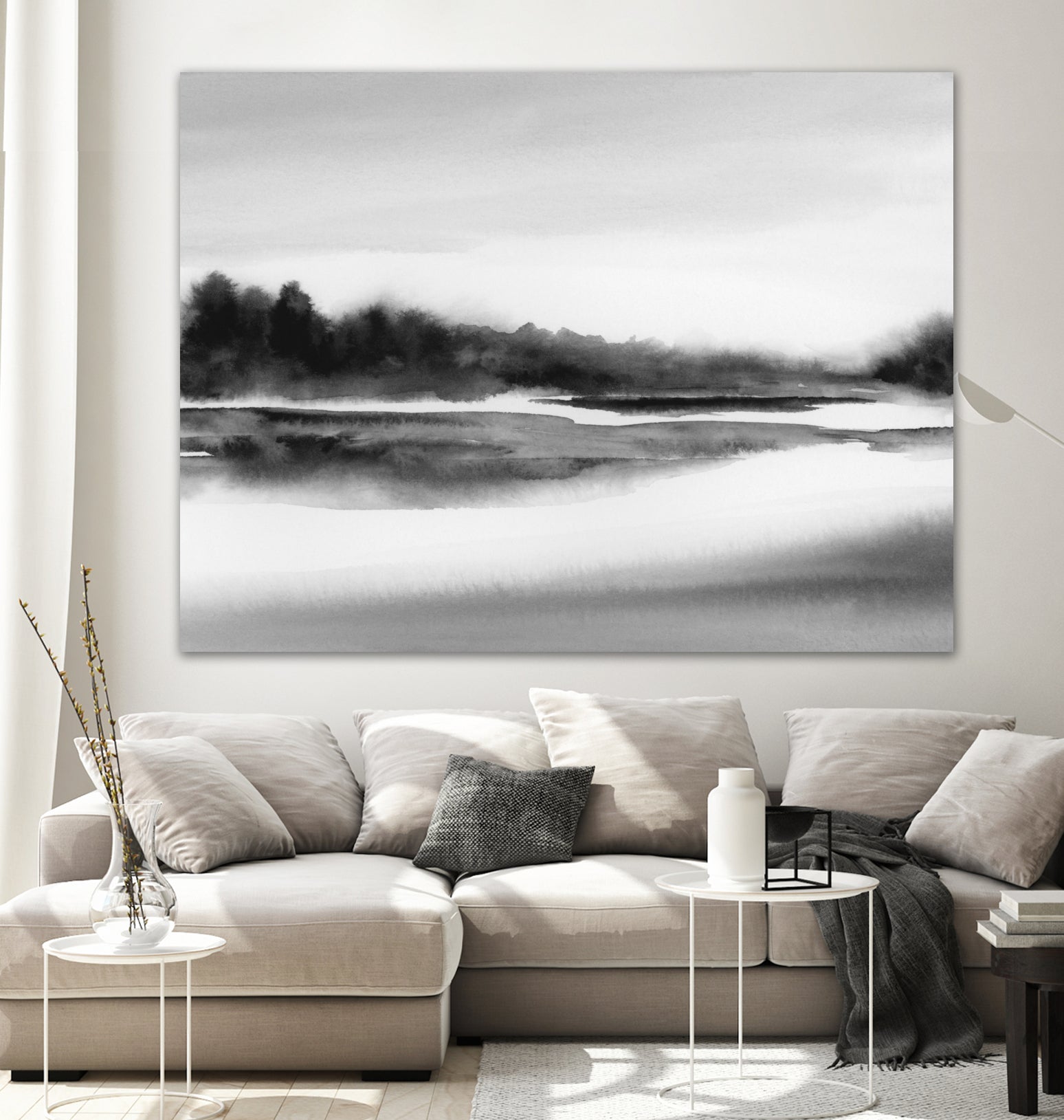 Riverstidei 32x40 by Rachel Elise on GIANT ART - black and white nature and landscapes black and white