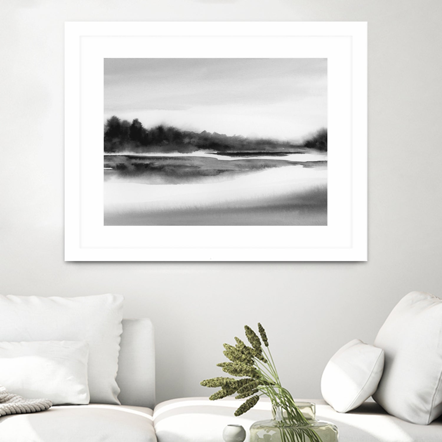 Riverstidei 32x40 by Rachel Elise on GIANT ART - black and white nature and landscapes black and white