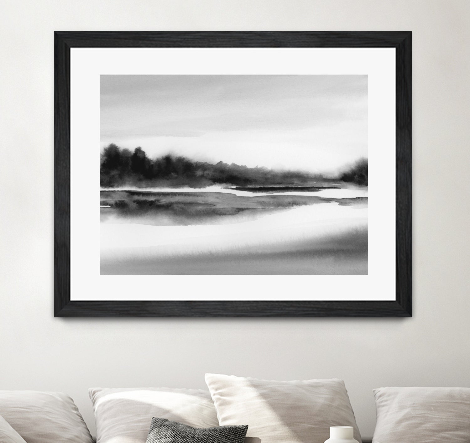 Riverstidei 32x40 by Rachel Elise on GIANT ART - black and white nature and landscapes black and white