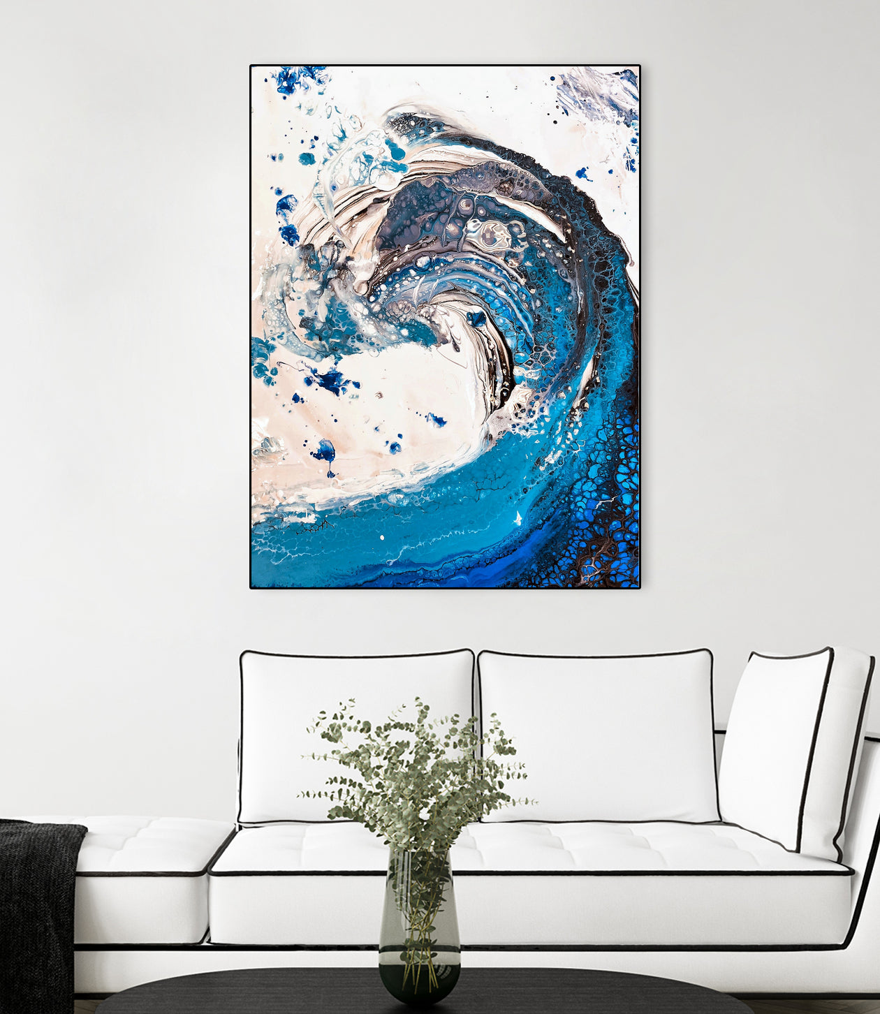 Crazy Wave by Anda Bieza on GIANT ART - abstract painting