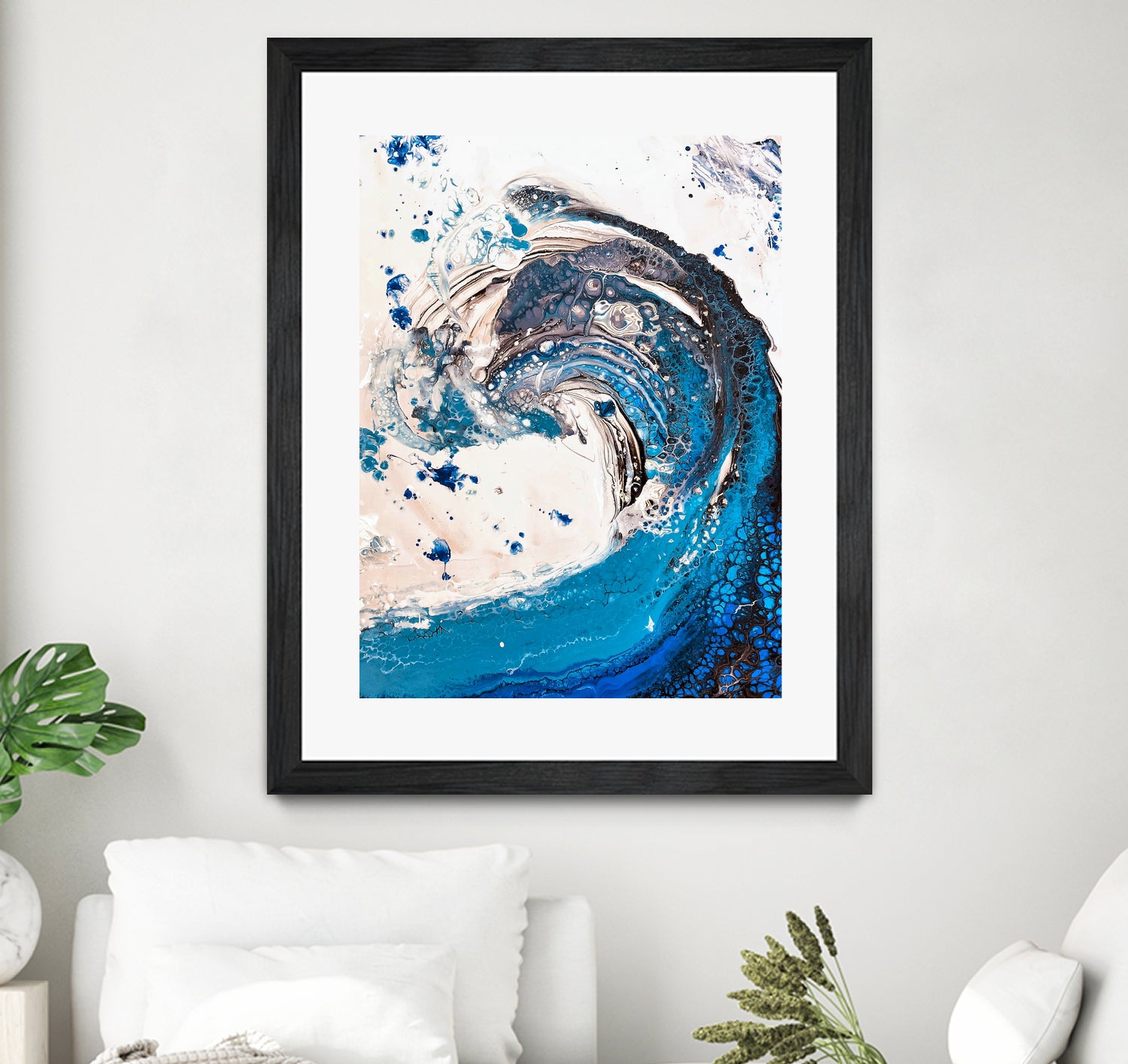 Crazy Wave by Anda Bieza on GIANT ART - abstract painting