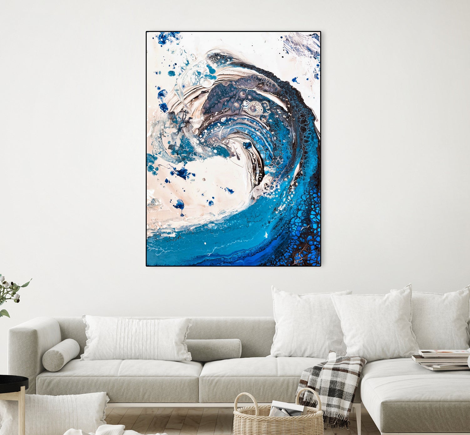 Crazy Wave by Anda Bieza on GIANT ART - abstract painting