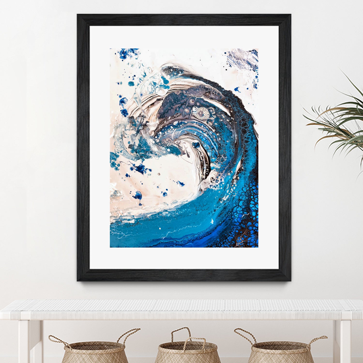Crazy Wave by Anda Bieza on GIANT ART - abstract painting