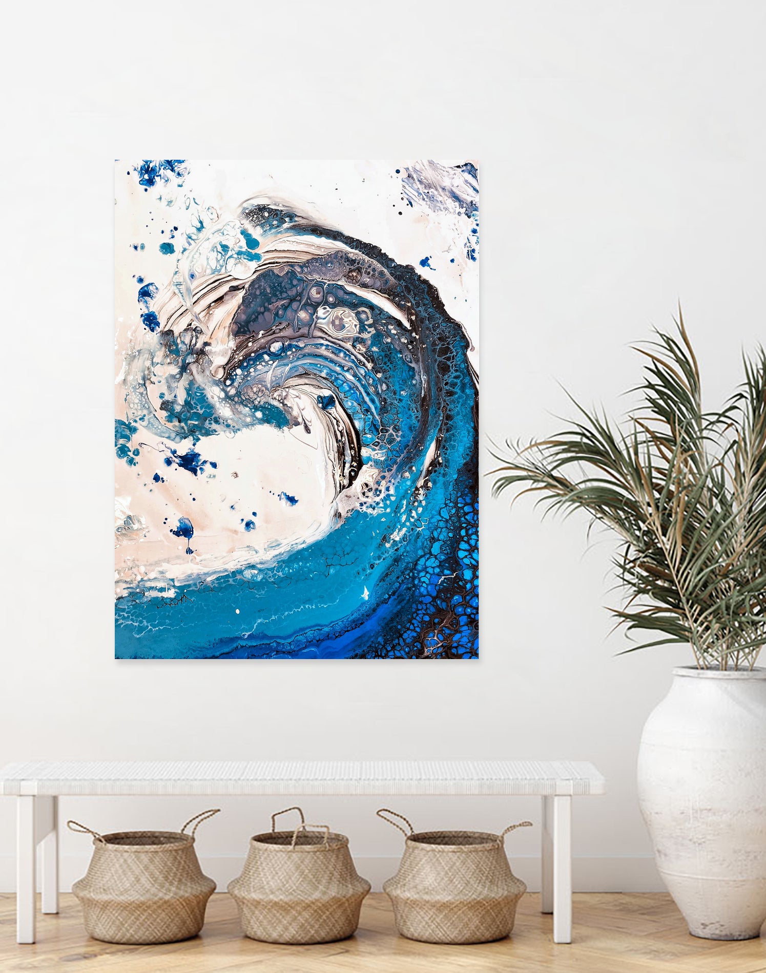 Crazy Wave by Anda Bieza on GIANT ART - abstract painting