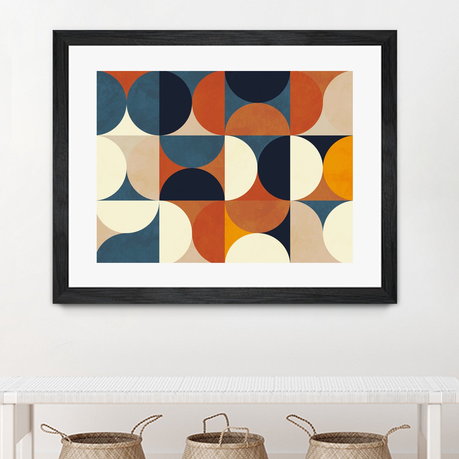 Geometry New12 Marron by Ana Rut Bre on GIANT ART - abstract abstract