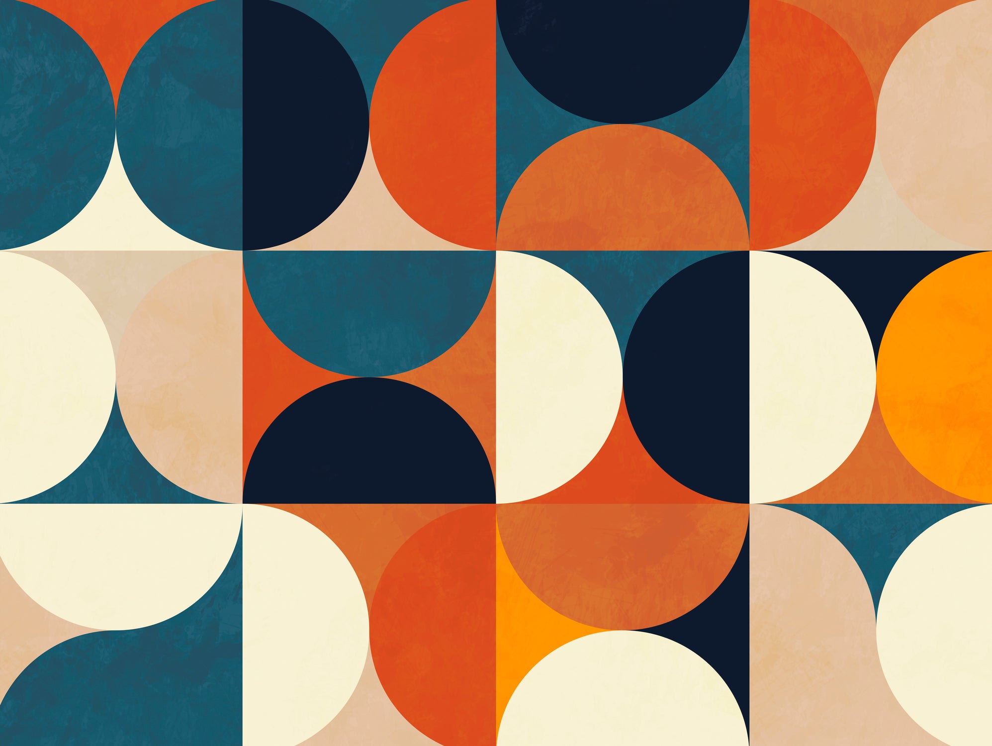 Geometry New12 Marron by Ana Rut Bre on GIANT ART - abstract abstract