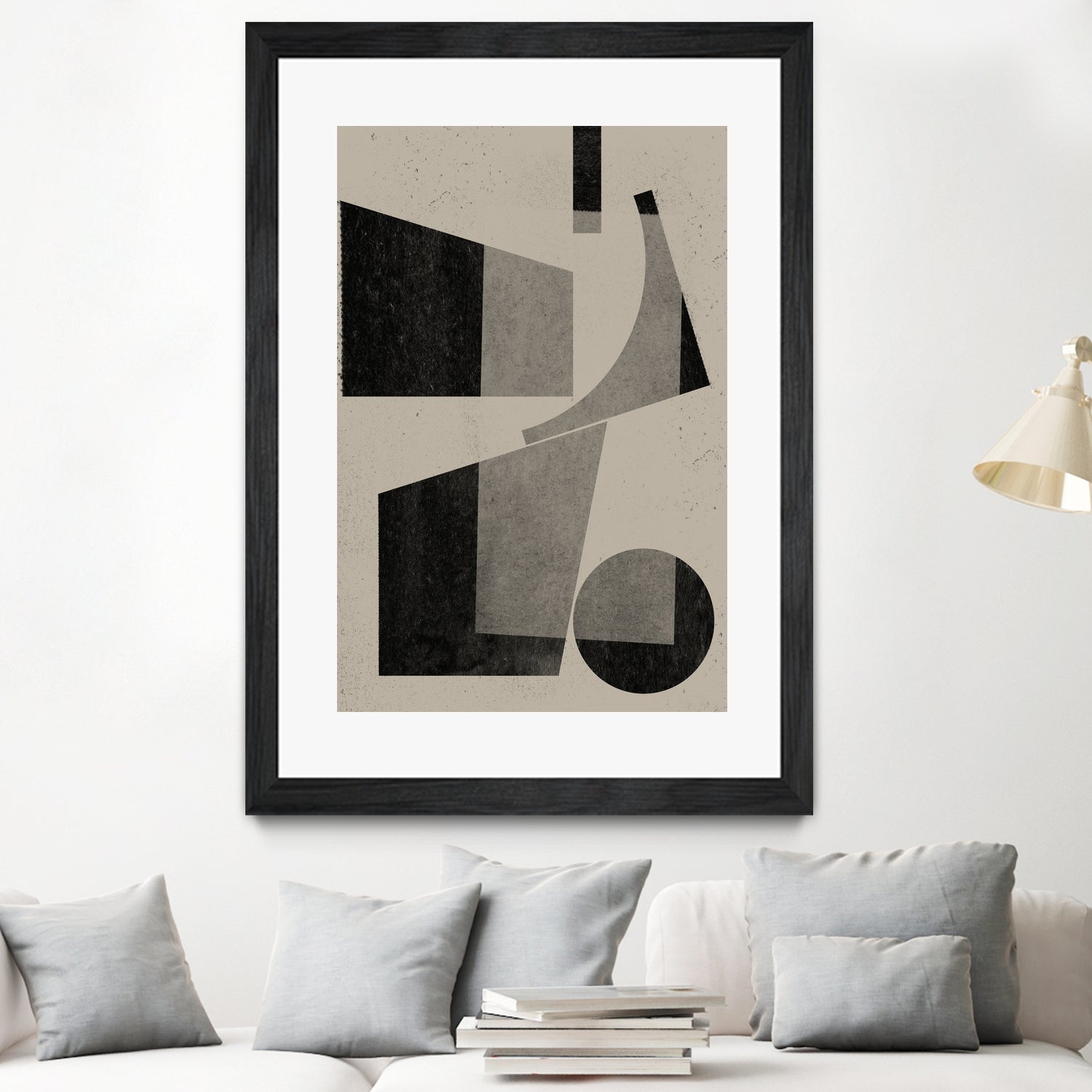 Geometric Harmony by THE MIUUS STUDIO on GIANT ART - watercolor abstract art