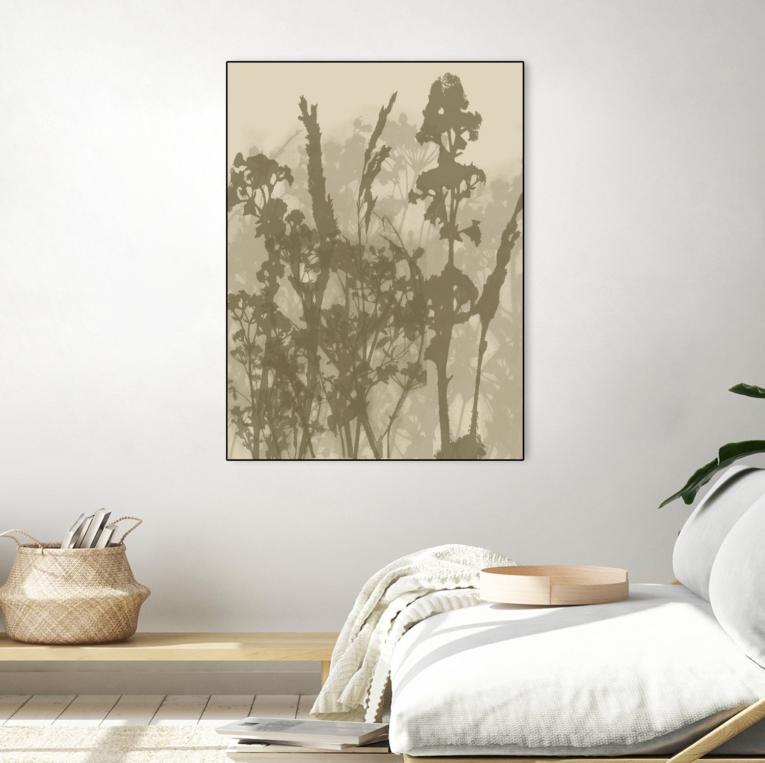 Misty Meadow. Abstract Botanical Art No.10 by Dina Dankers on GIANT ART - 5000 illustration