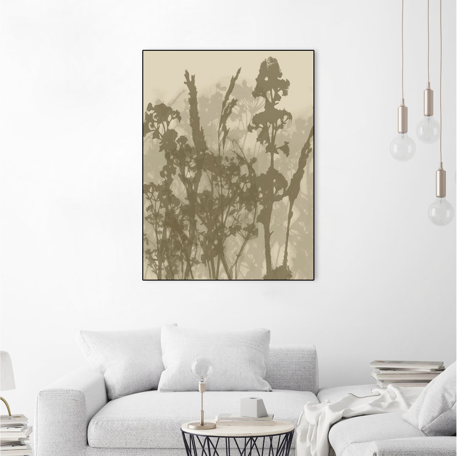 Misty Meadow. Abstract Botanical Art No.10 by Dina Dankers on GIANT ART - 5000 illustration