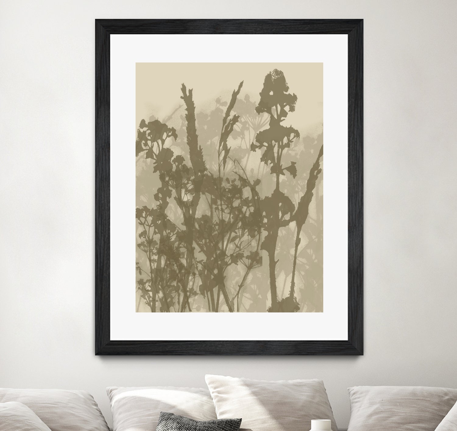 Misty Meadow. Abstract Botanical Art No.10 by Dina Dankers on GIANT ART - 5000 illustration
