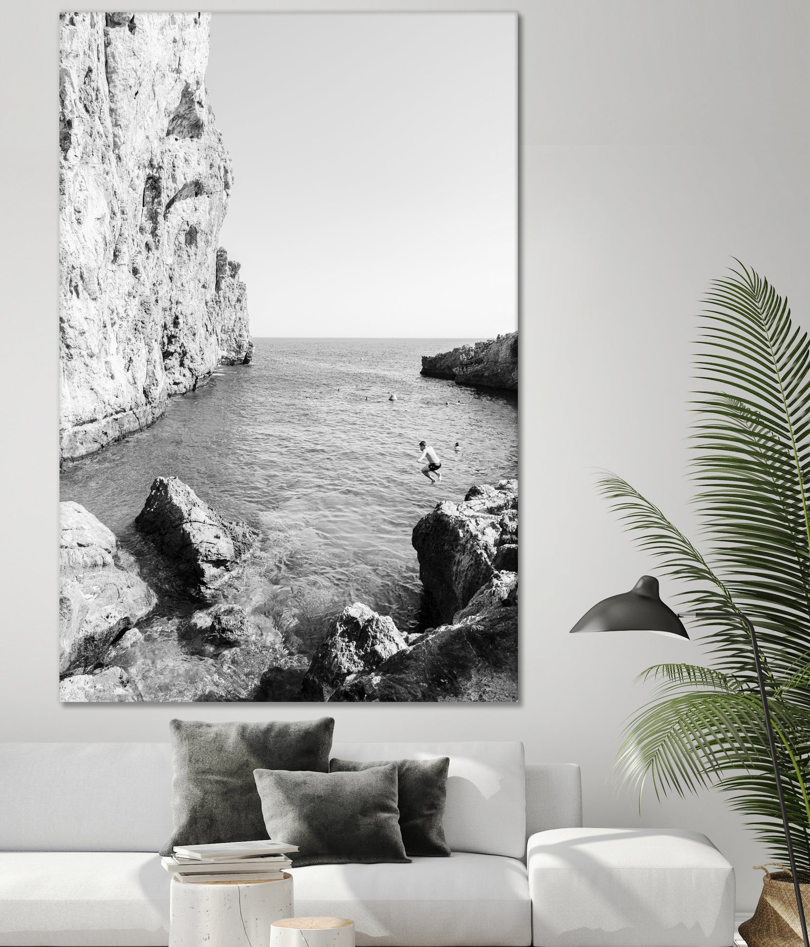 The Dive by Kathrin Pienaar on GIANT ART - black and white landscape black and white