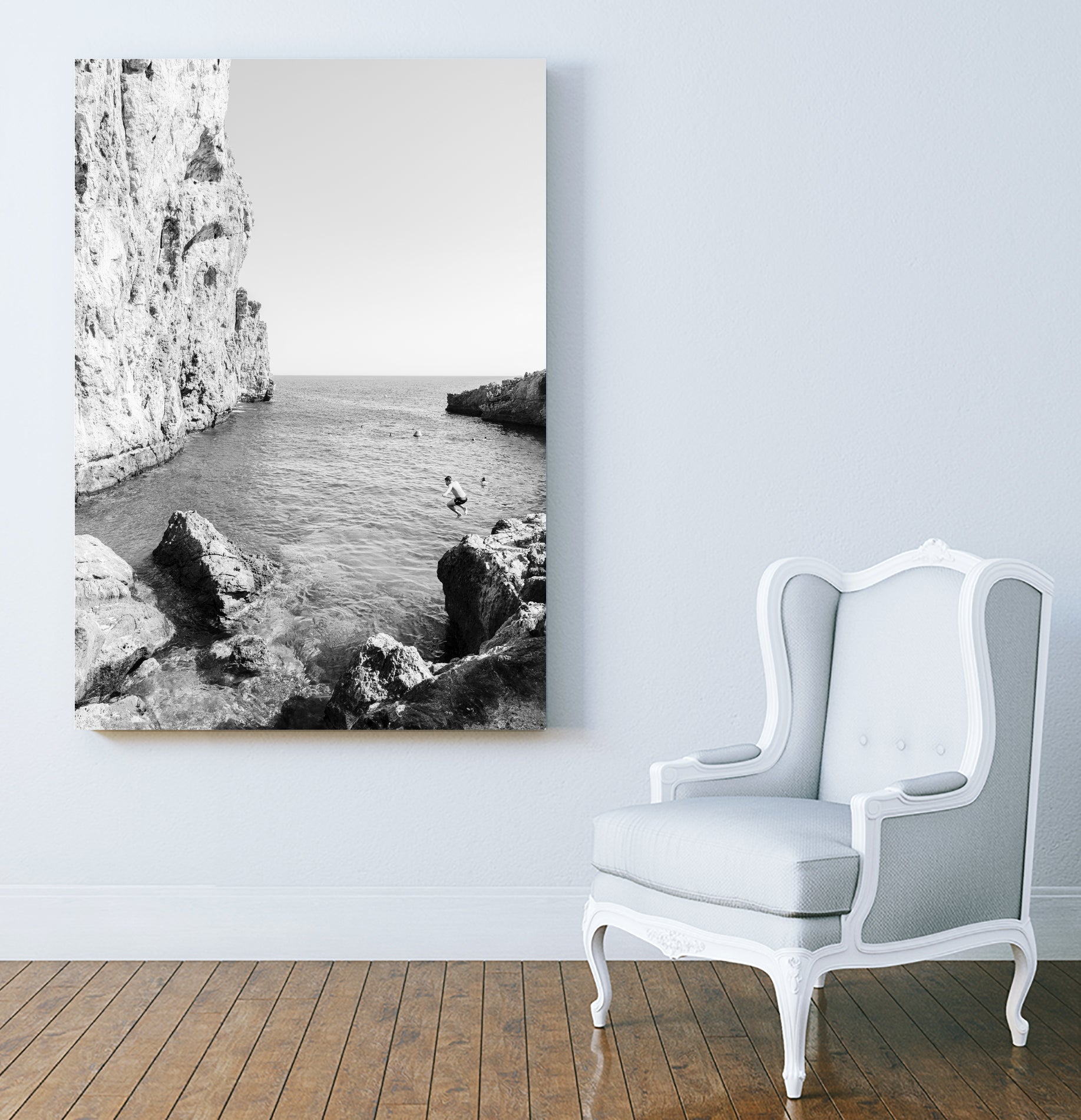 The Dive by Kathrin Pienaar on GIANT ART - black and white landscape black and white