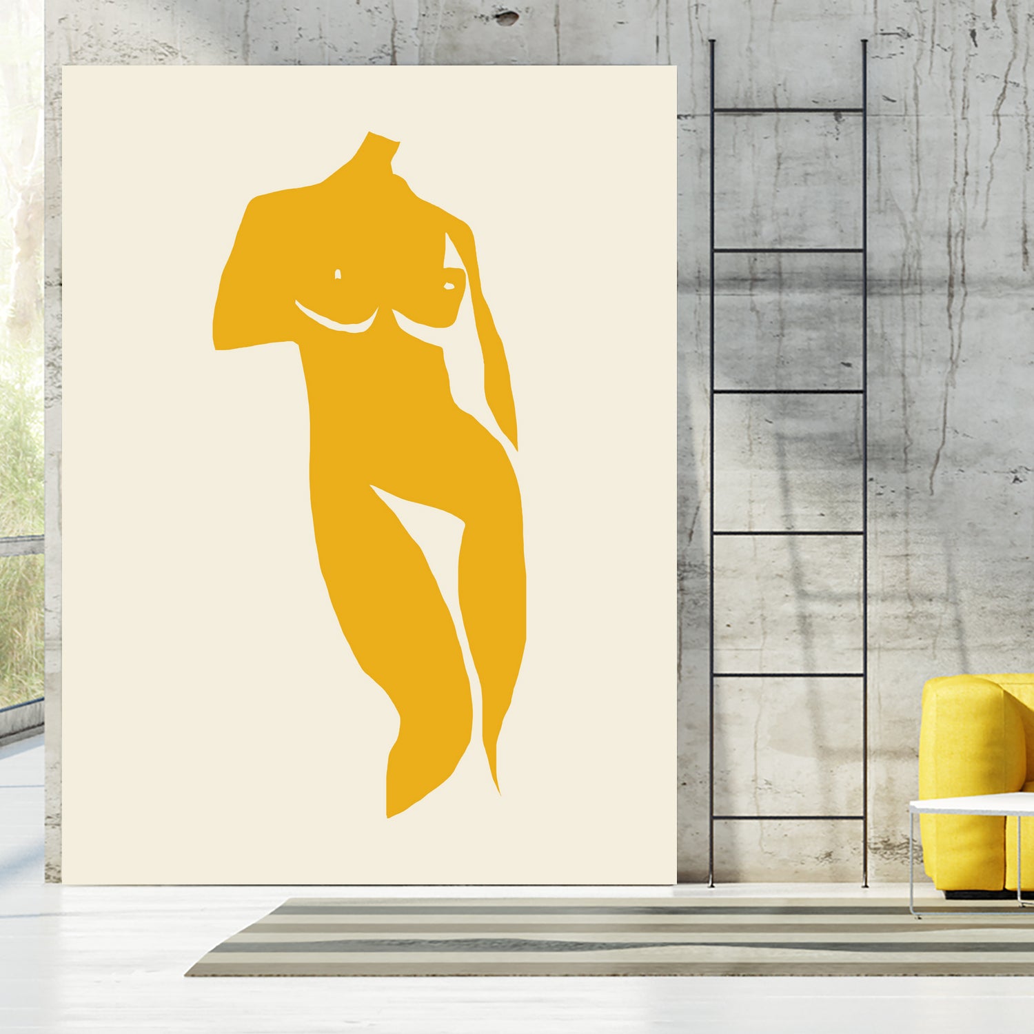 Silhouette Grace by Little Dean on GIANT ART - modern art figurative modern art
