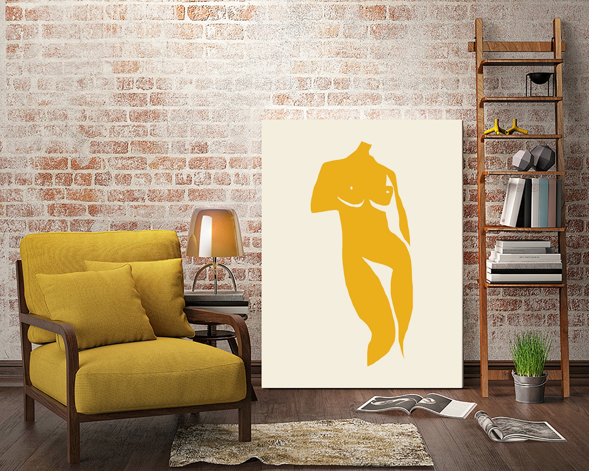 Silhouette Grace by Little Dean on GIANT ART - modern art figurative modern art