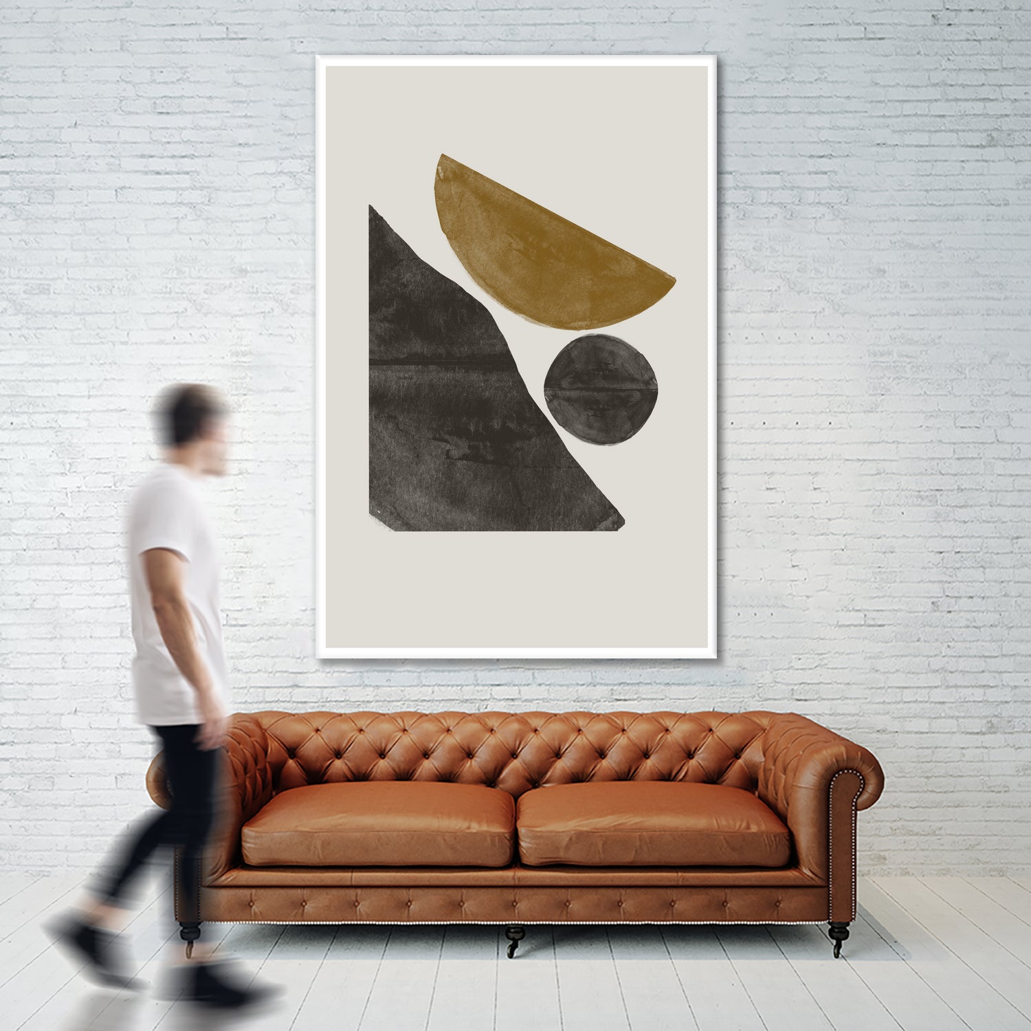 Shapes in Harmony by THE MIUUS STUDIO on GIANT ART - illustration abstract art print