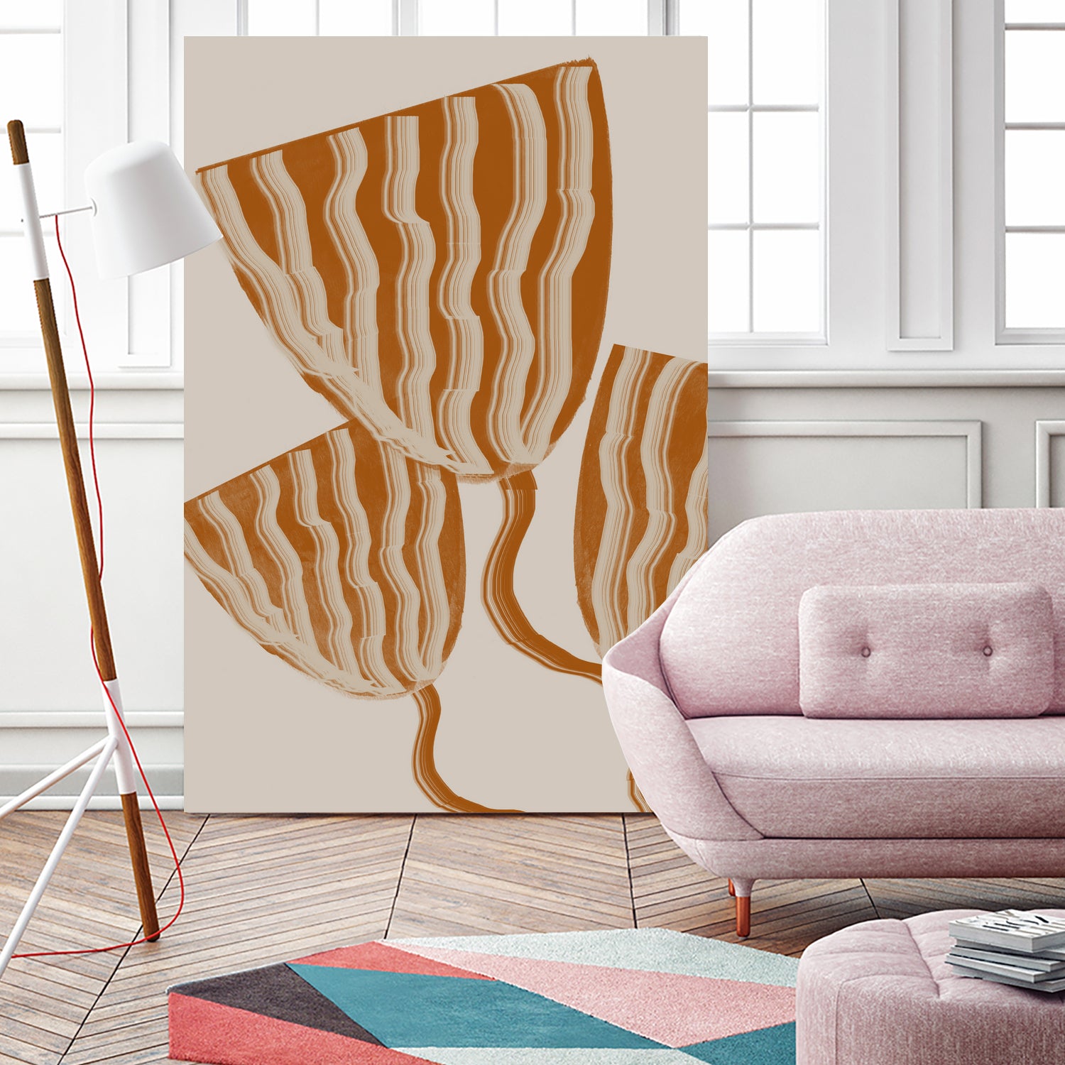 Modern Flowers by THE MIUUS STUDIO on GIANT ART - botanical flower