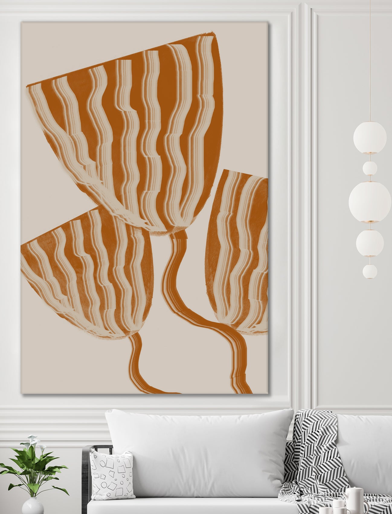 Modern Flowers by THE MIUUS STUDIO on GIANT ART - botanical flower