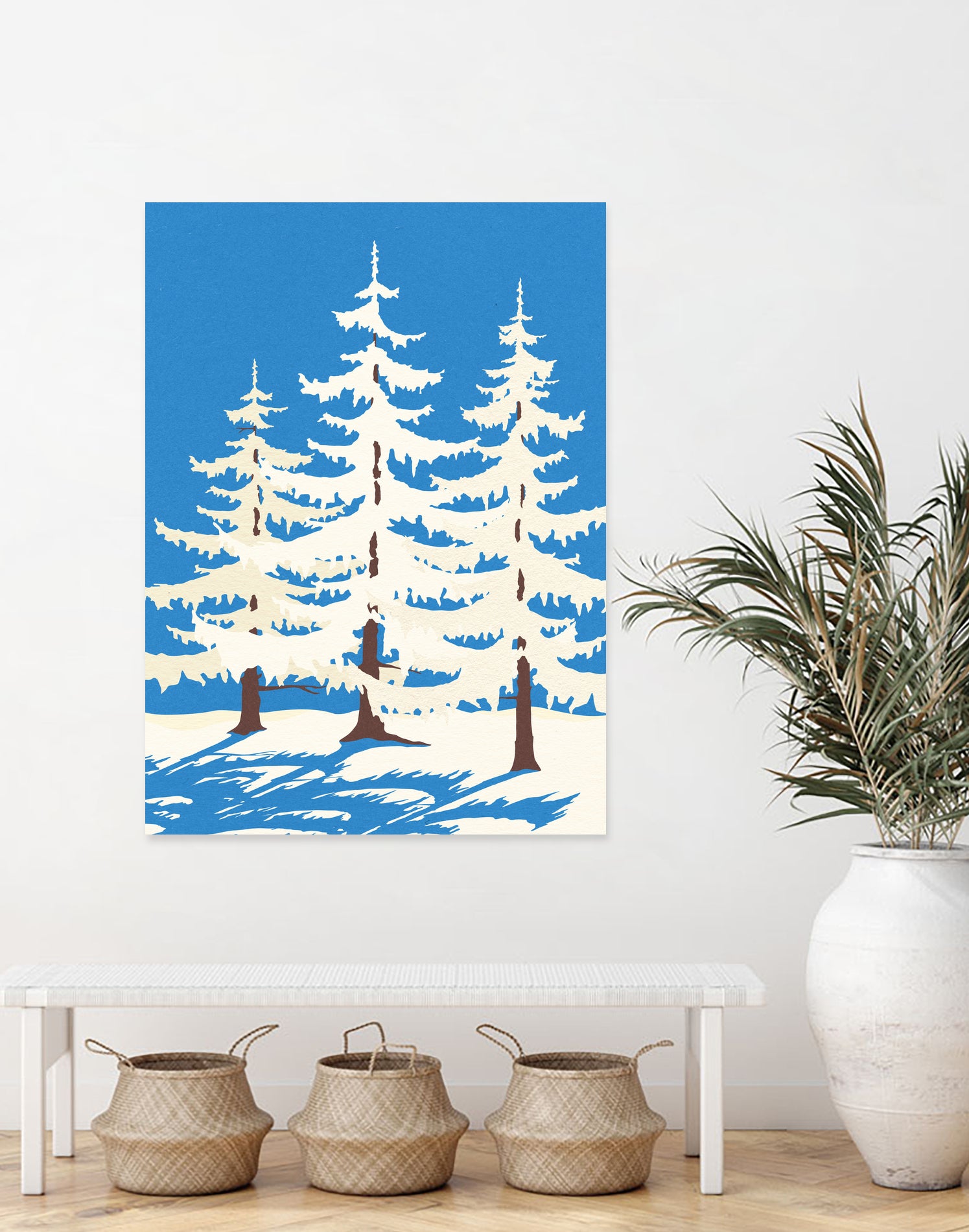 Harz Winter Trees by Rosi Feist on GIANT ART - nature and landscapes christmas tree