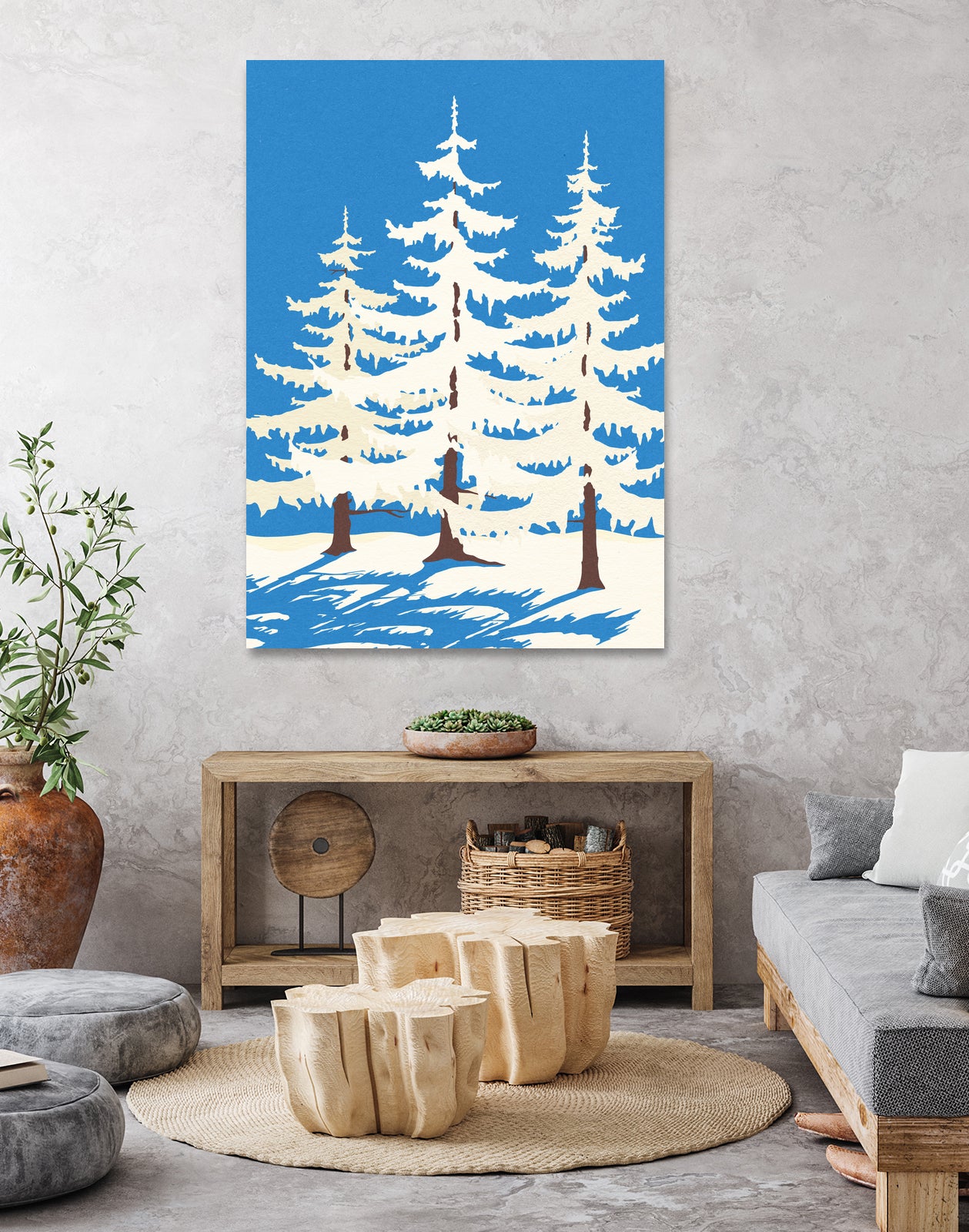 Harz Winter Trees by Rosi Feist on GIANT ART - nature and landscapes christmas tree