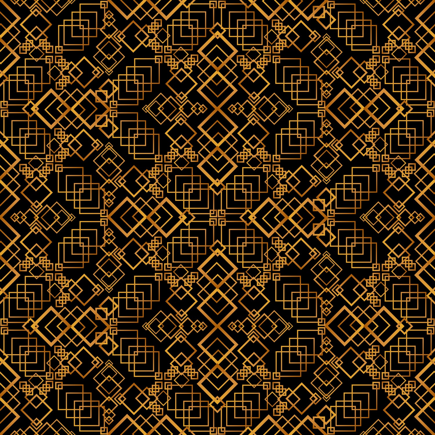 Golden Maze Pattern by Marika Barsrsind on GIANT ART - 8000 illustration