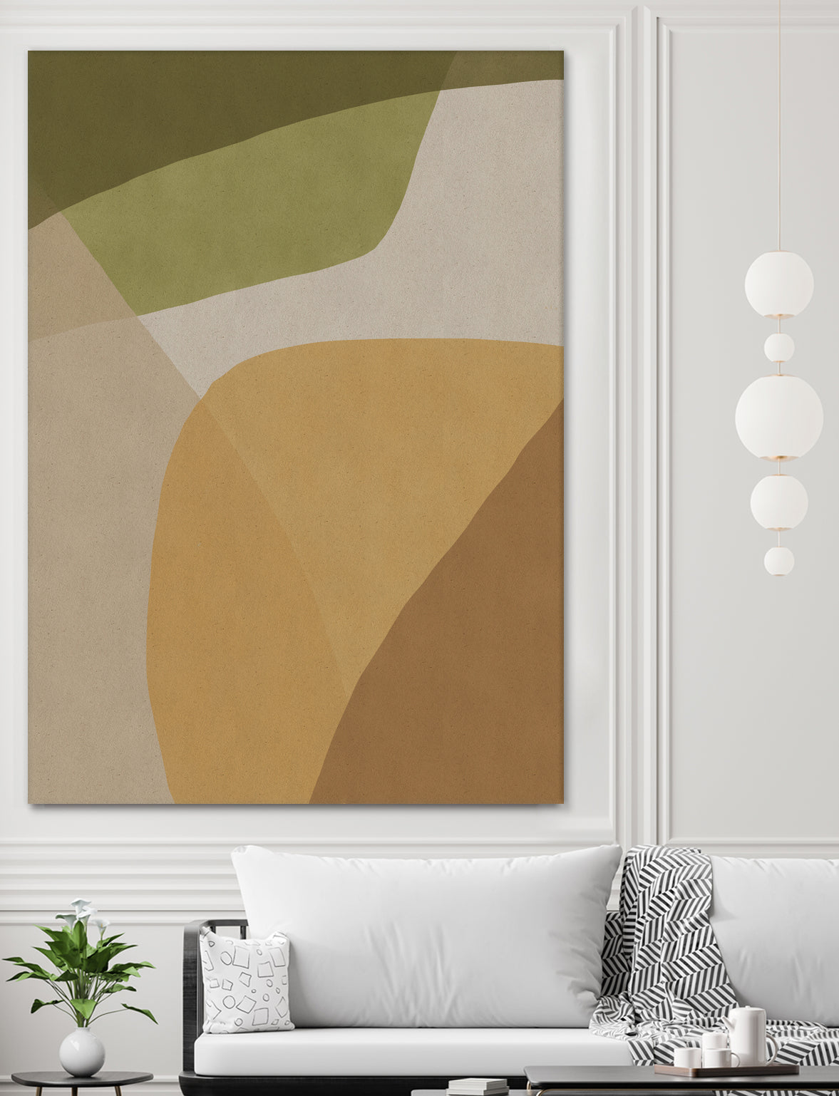Echoe by Dan Hobday on GIANT ART - abstract beige