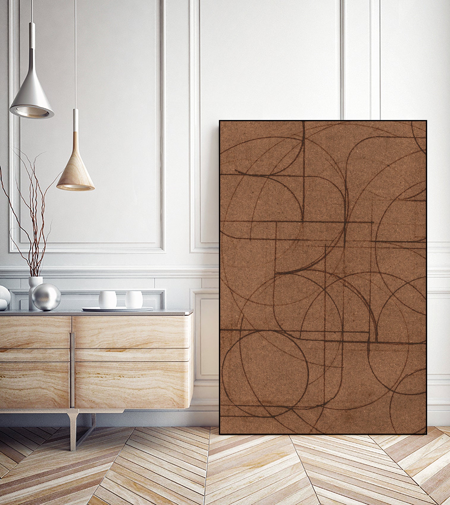 Curved 1 by Dan Hobday on GIANT ART - abstract pattern