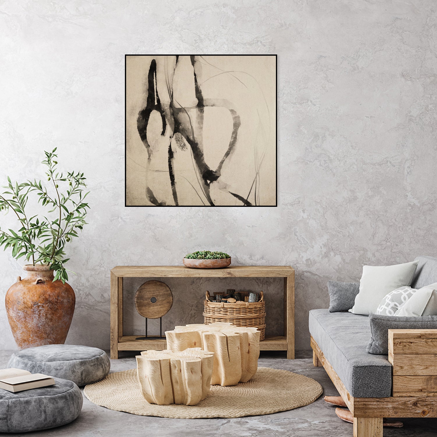 Styled by Dan Hobday on GIANT ART - abstract sketch