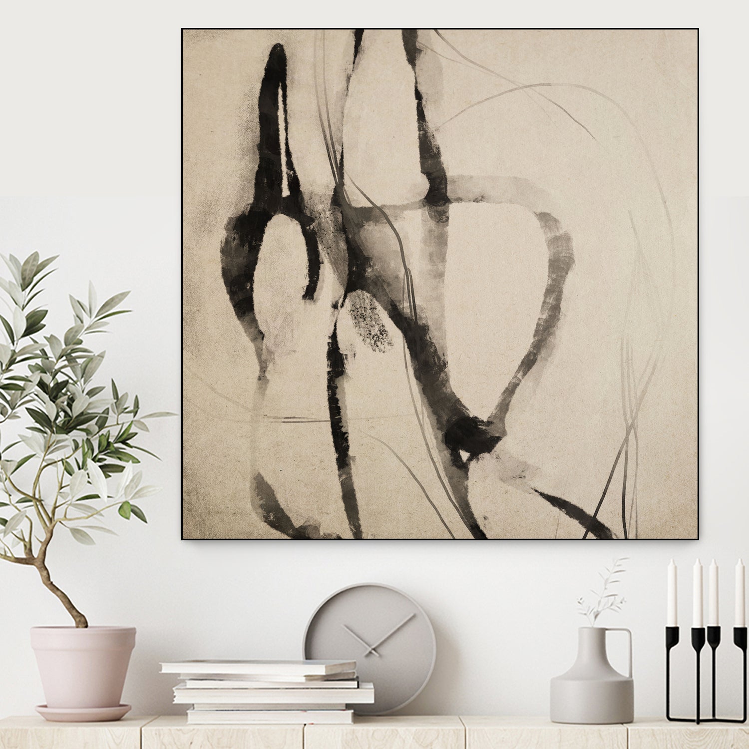 Styled by Dan Hobday on GIANT ART - abstract sketch