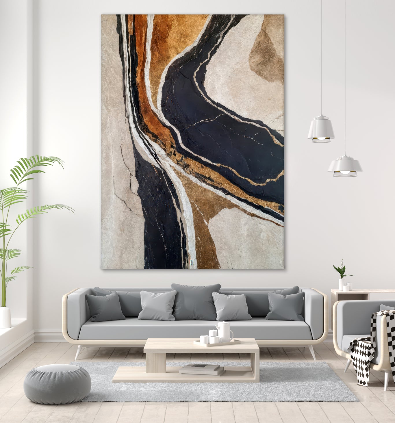 Textured Earth In Black and Gold by Alpenglow Workshop on GIANT ART - aesthetic abstract aesthetic