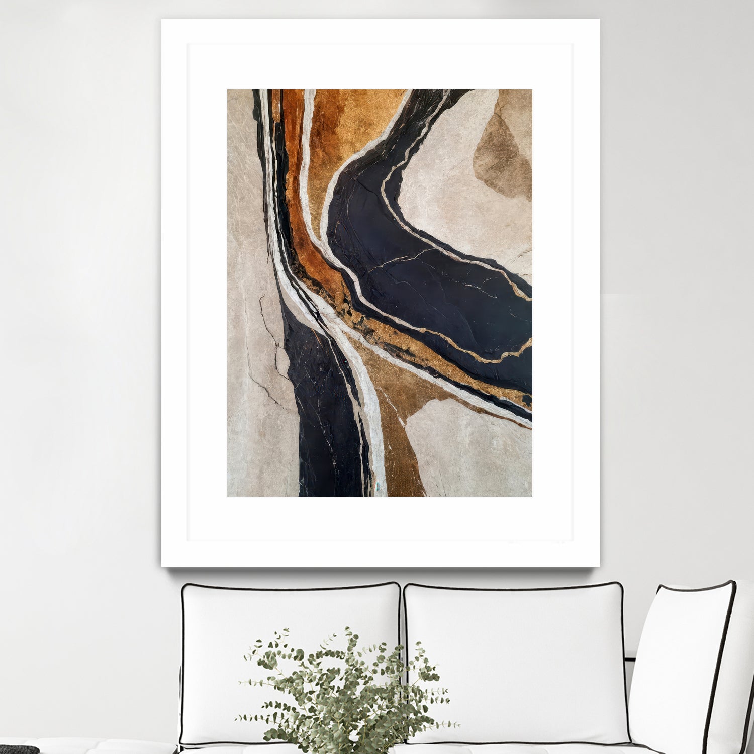 Textured Earth In Black and Gold by Alpenglow Workshop on GIANT ART - aesthetic abstract aesthetic