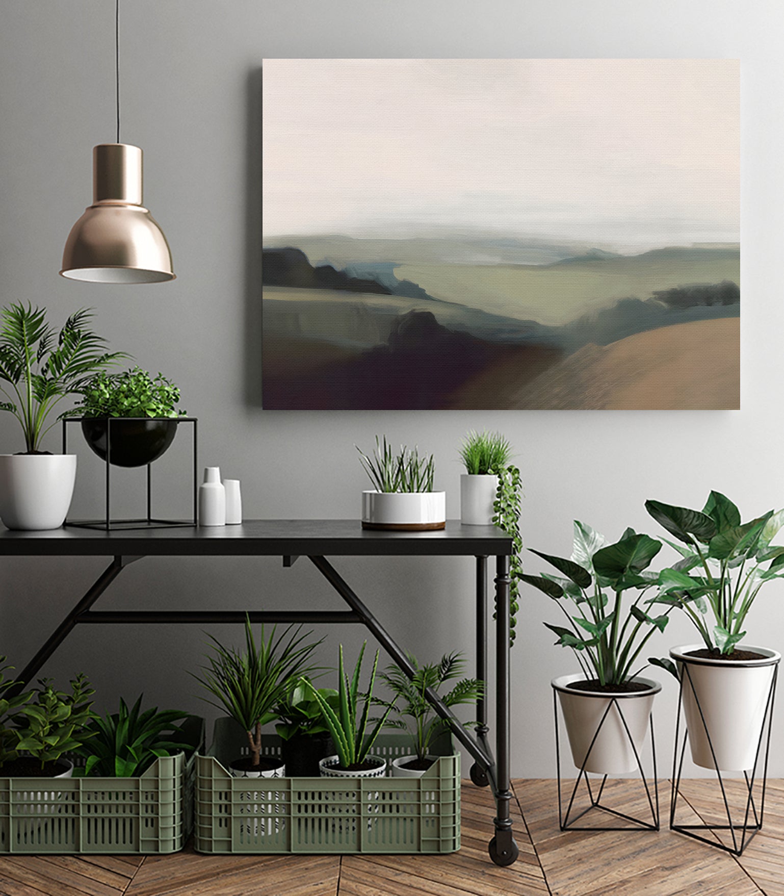 Abstract Landscape 02 by Roseanne Kenny on GIANT ART - abstract sky