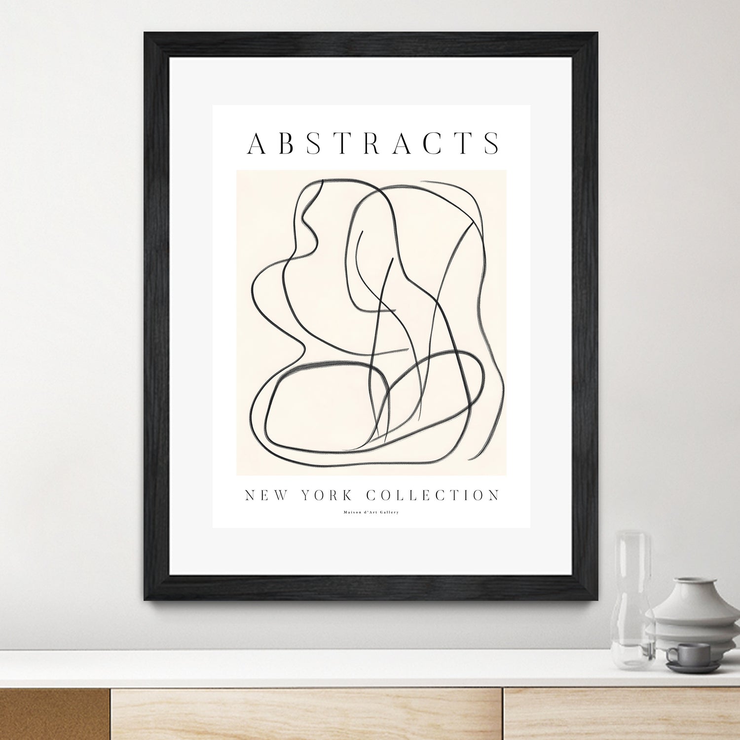 Poster New York Collection 3d by The Printable Studio on GIANT ART - line art sketch