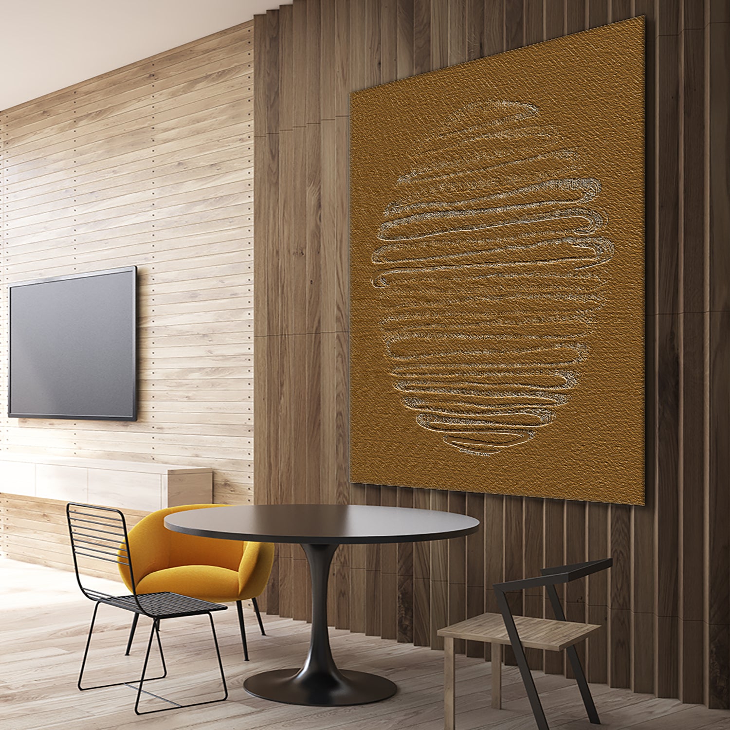 Round Shape 37 by Santhosh ch on GIANT ART - text abstract text