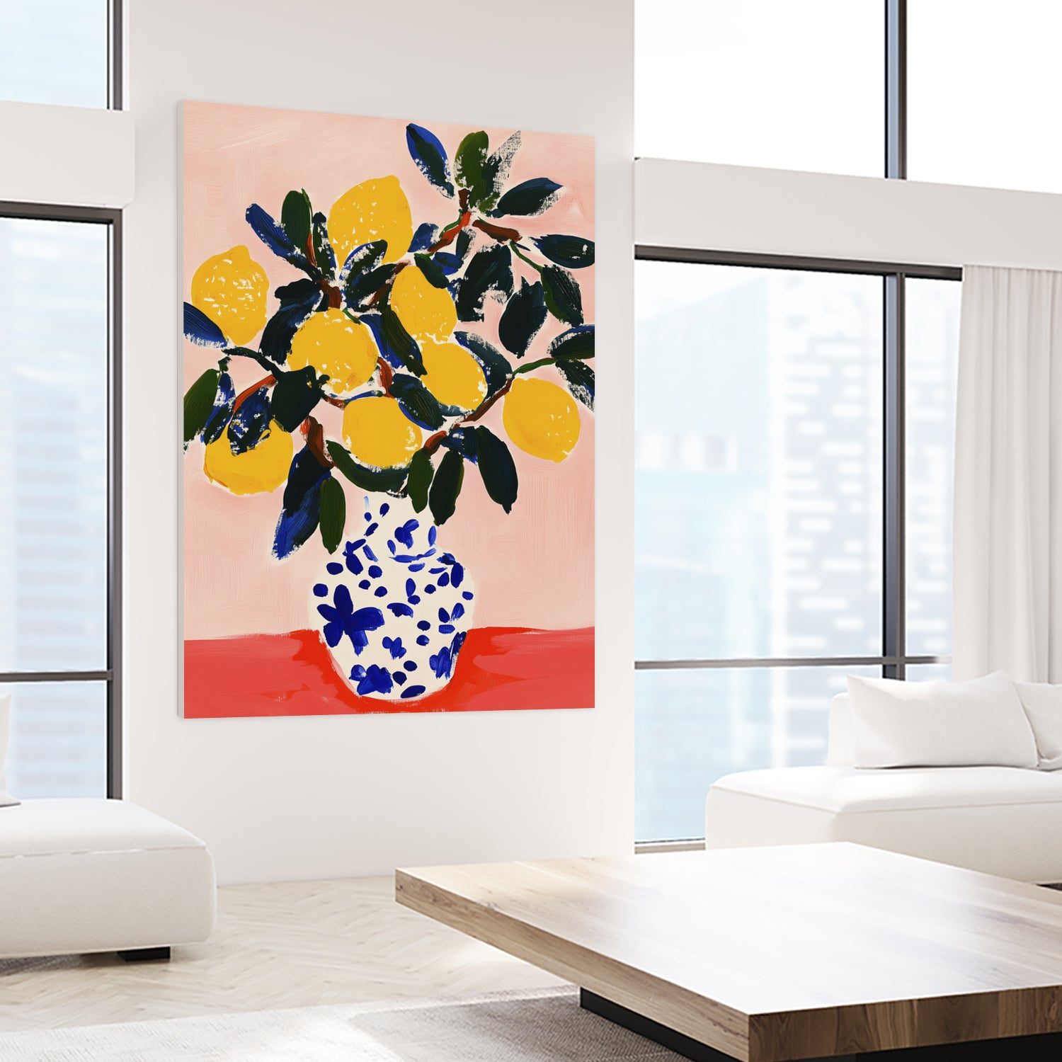 Lemon bouquet by Treechild on GIANT ART - painting flowers and plants painting