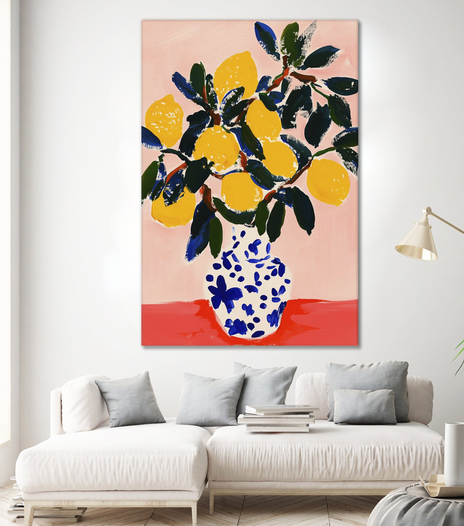 Lemon bouquet by Treechild on GIANT ART - painting flowers and plants painting