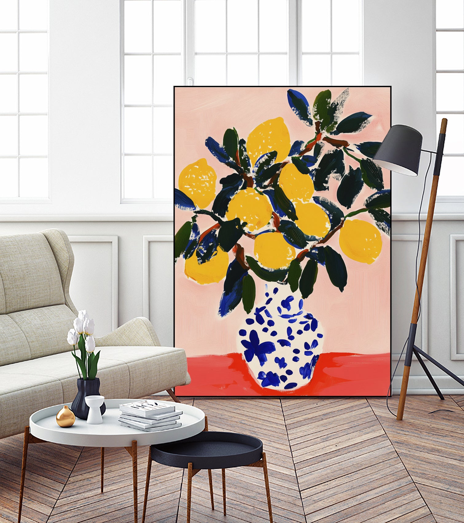 Lemon bouquet by Treechild on GIANT ART - painting flowers and plants painting
