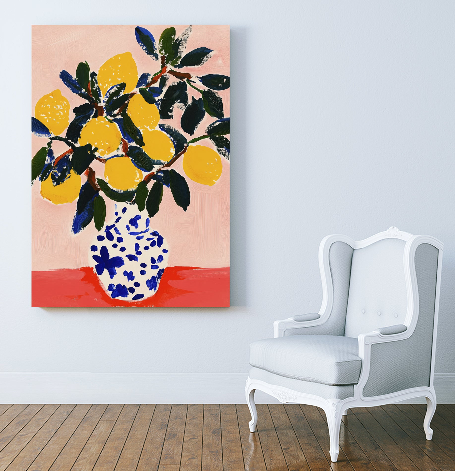 Lemon bouquet by Treechild on GIANT ART - painting flowers and plants painting