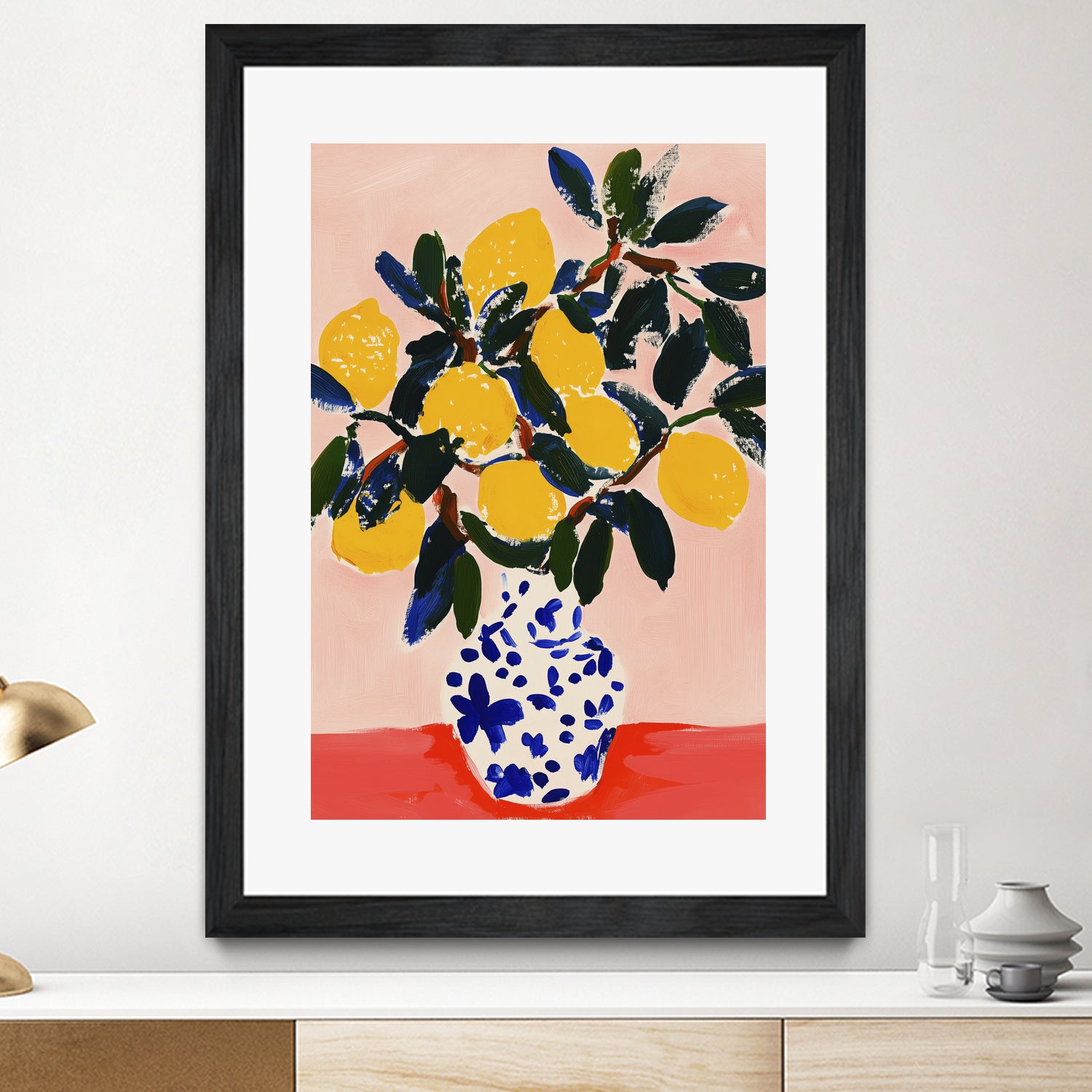 Lemon bouquet by Treechild on GIANT ART - painting flowers and plants painting