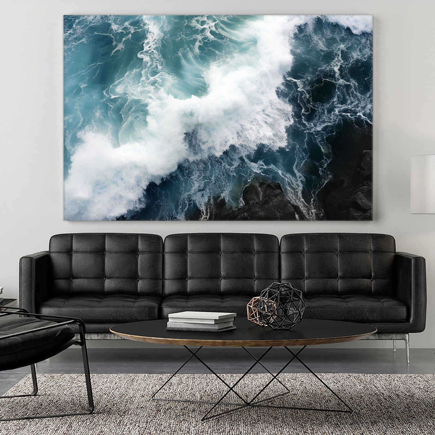 Rage In Blues..!! by Hosam.Karara on GIANT ART - blue landscape blended