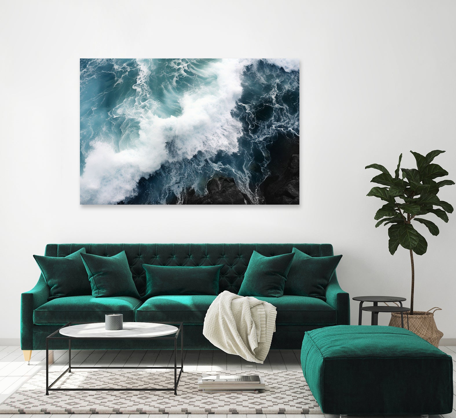 Rage In Blues..!! by Hosam.Karara on GIANT ART - blue landscape blended