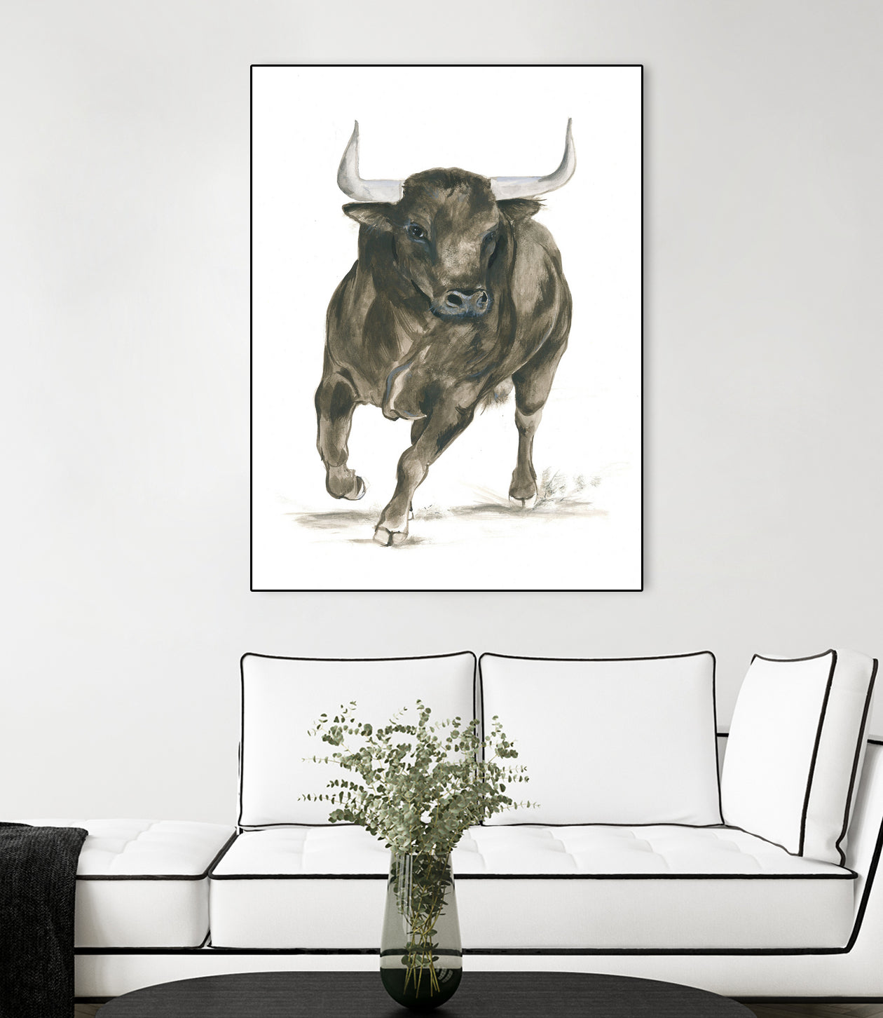 Charging Bull Power by Isabelle Brent on GIANT ART - 4885 illustration