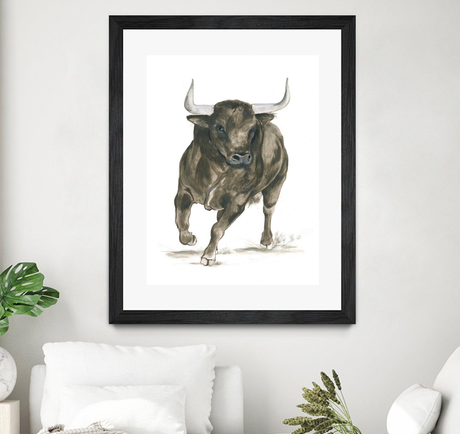 Charging Bull Power by Isabelle Brent on GIANT ART - 4885 illustration
