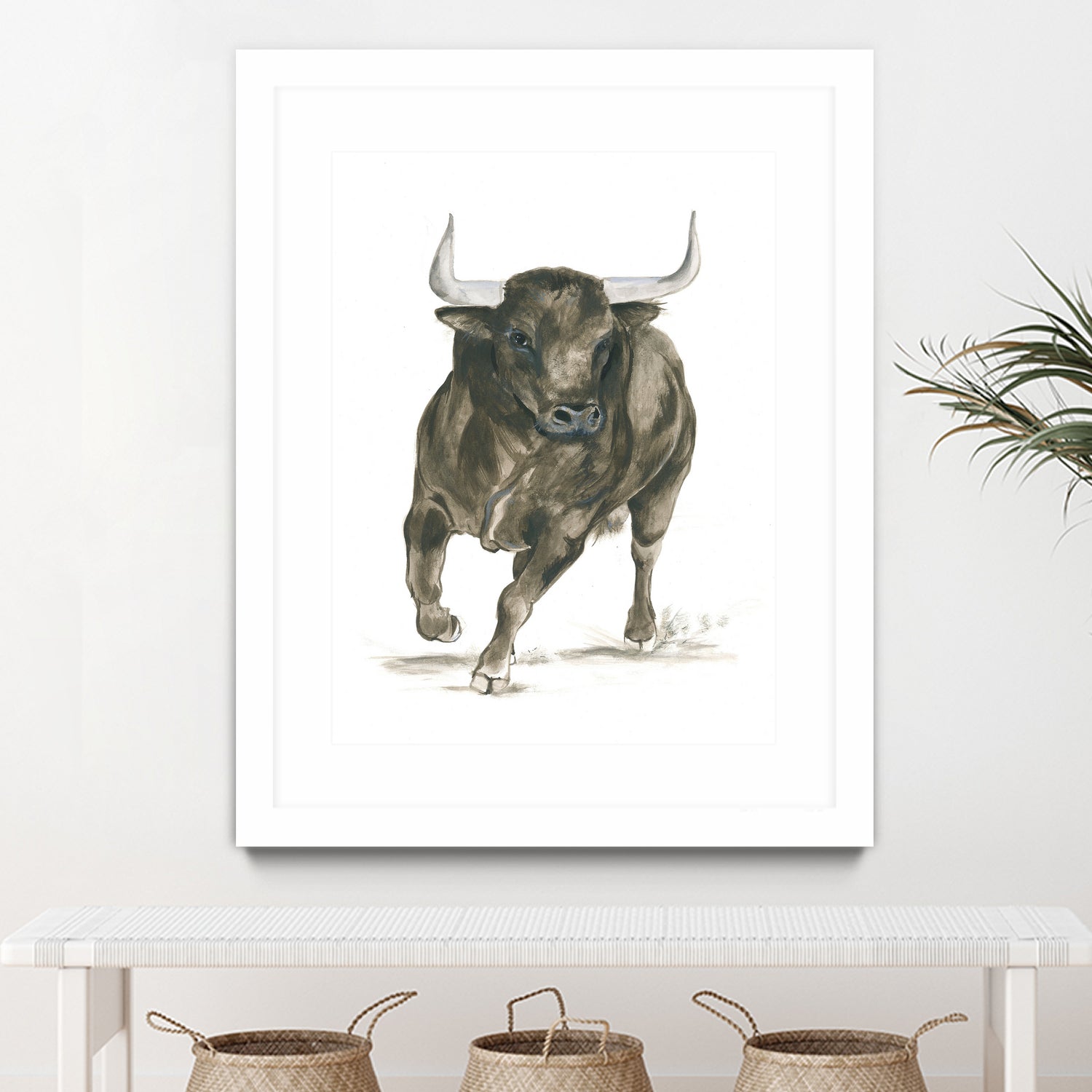 Charging Bull Power by Isabelle Brent on GIANT ART - 4885 illustration