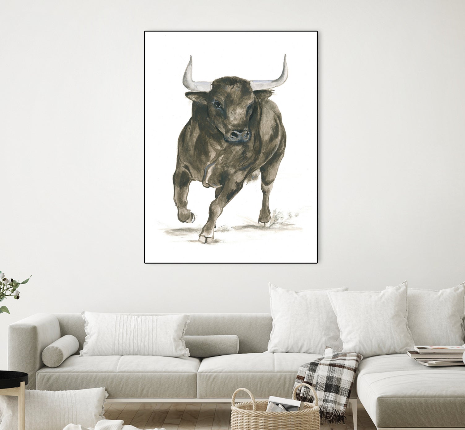 Charging Bull Power by Isabelle Brent on GIANT ART - 4885 illustration