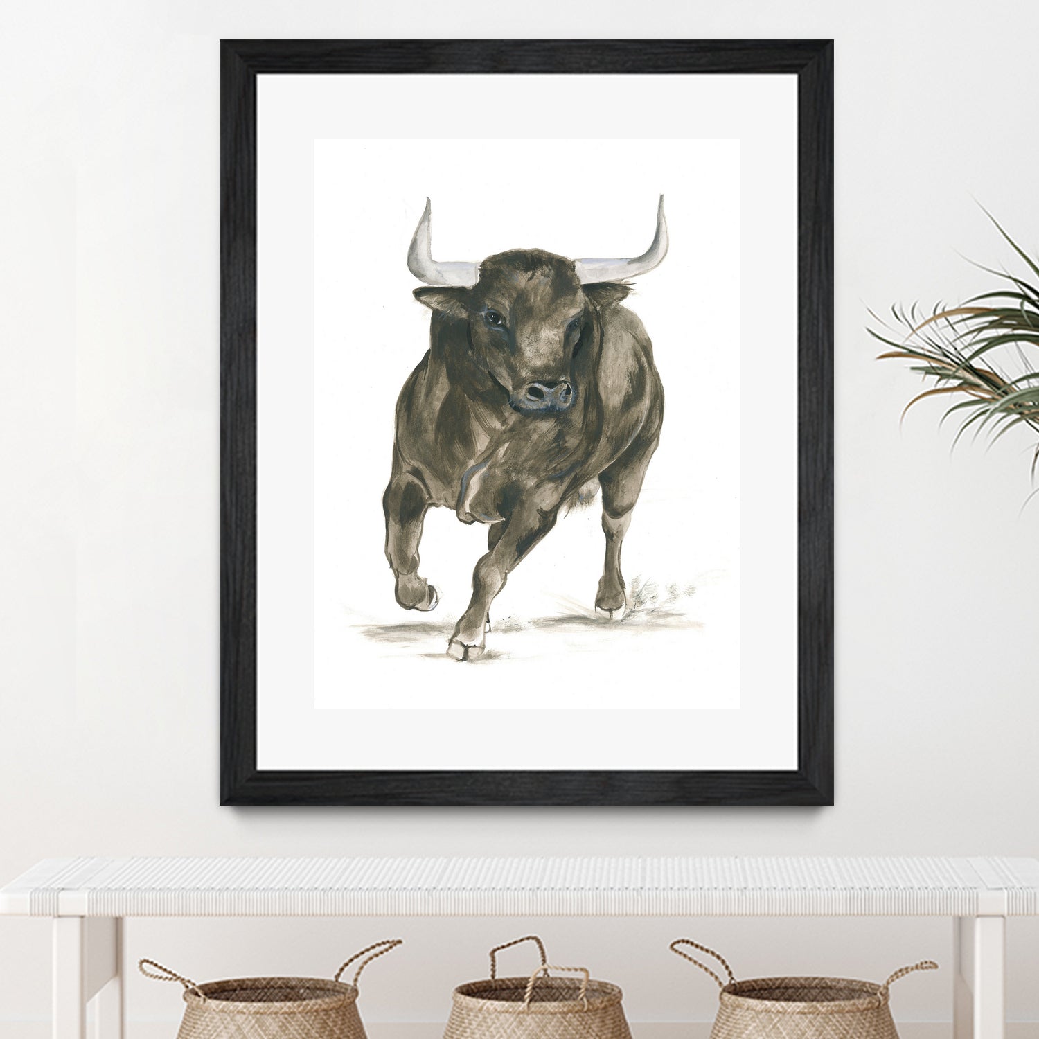 Charging Bull Power by Isabelle Brent on GIANT ART - 4885 illustration