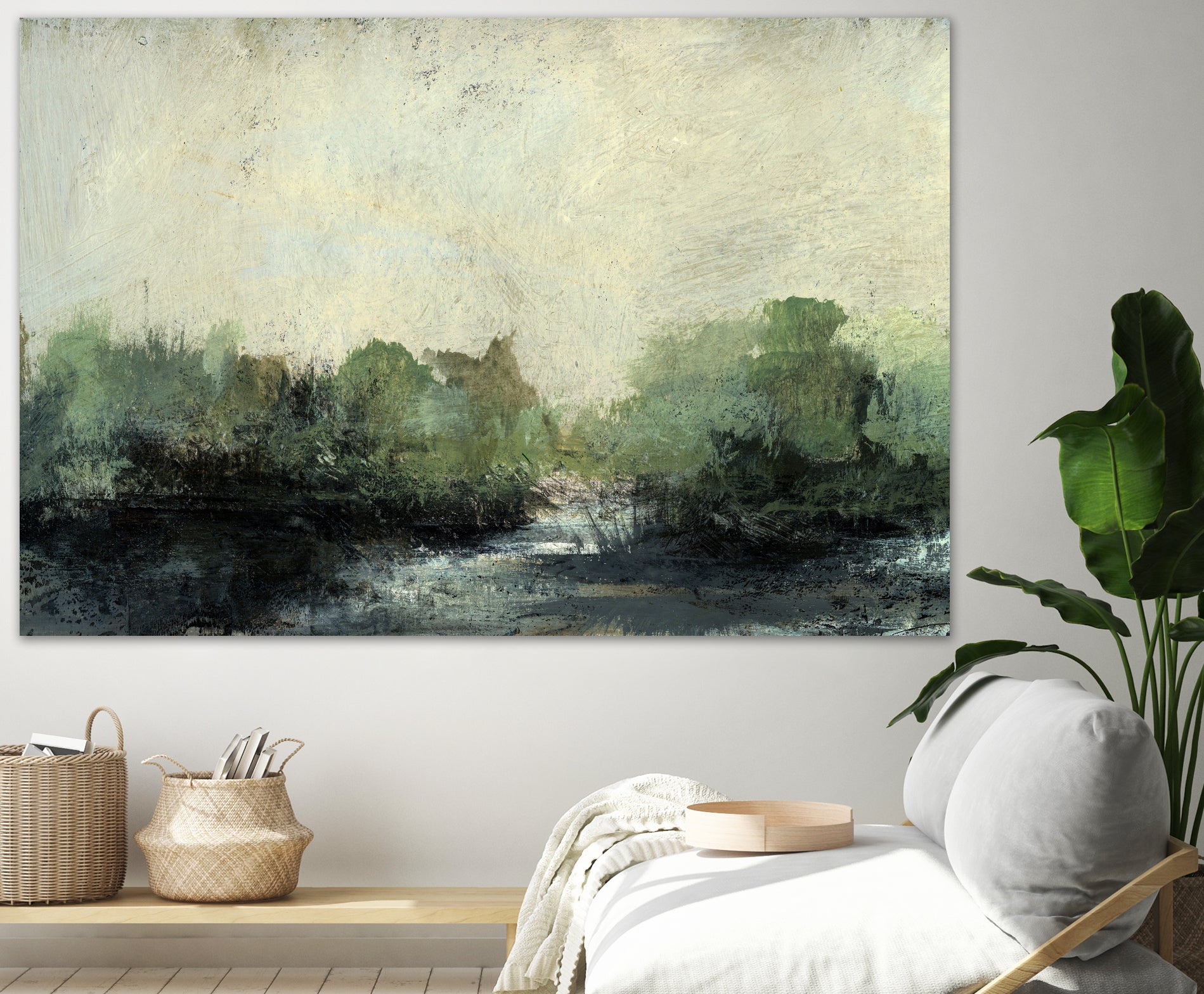 Forest Stream by Dan Hobday on GIANT ART - nature and landscapes painting