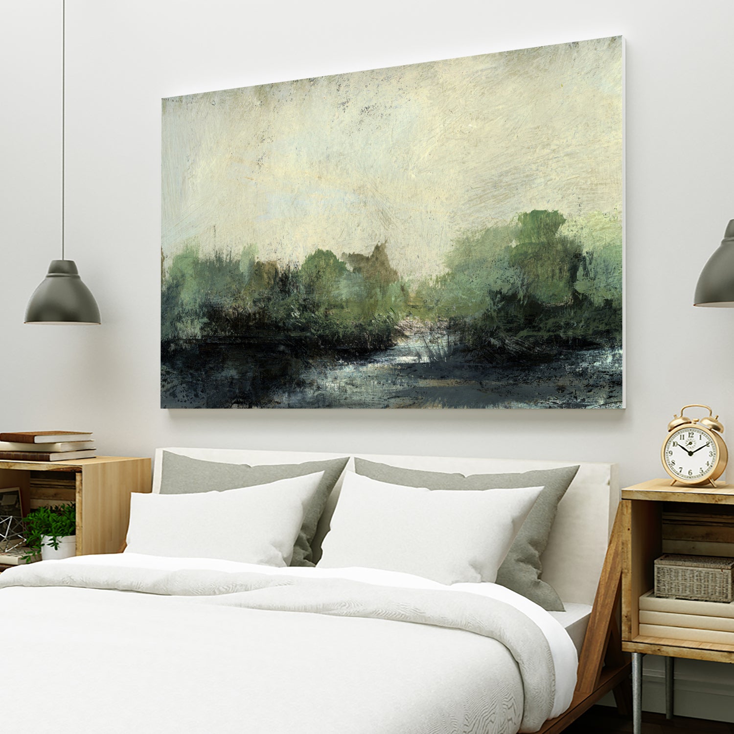 Forest Stream by Dan Hobday on GIANT ART - nature and landscapes painting