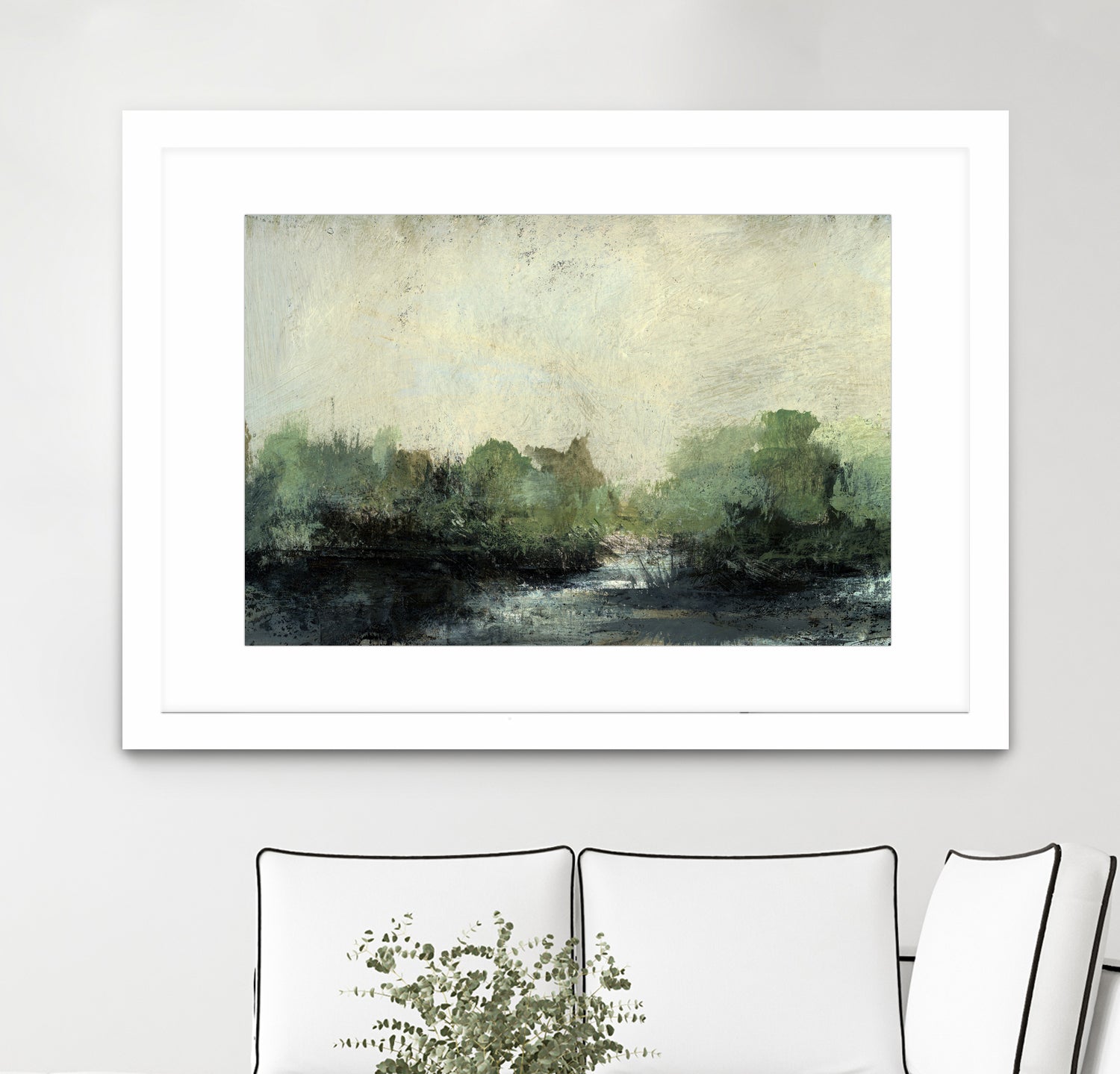 Forest Stream by Dan Hobday on GIANT ART - nature and landscapes painting